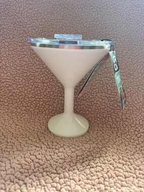 ORCA Tini Insulated Martini Glass 13oz White Stainless Steel Cocktail Cup New